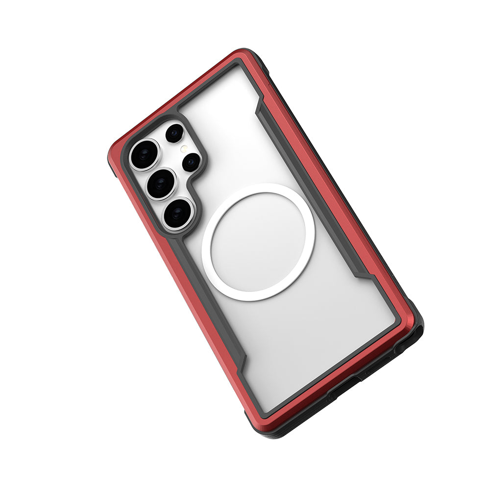 Raptic Shield Serisi Galaxy S25 Ultra Magsafe Şarj Özellikli Airbagli Şeffaf Arka Yüzey Kılıf Raptic Shield Serisi Galaxy S25 Ultra Magsafe Şarj Özellikli Airbagli Şeffaf Arka Yüzey Kılıf